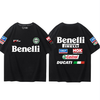 デザイン性抜群 カジュアル 半袖 Tシャツ E-13379