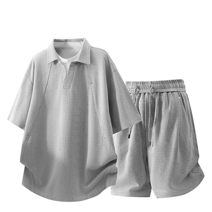高品質 男女兼用 カジュアル Tシャツ & ショーツ セットアップ E-80074