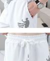 男女兼用 人気 カジュアル Tシャツ & ショーツ セットアップ E-80076