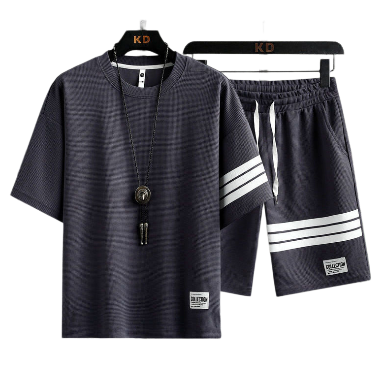 デザイン性抜群 カジュアル Tシャツ & ショーツ セットアップ E-80077