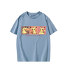男女兼用 シンプル カジュアル 半袖 Tシャツ E-13415