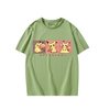 男女兼用 シンプル カジュアル 半袖 Tシャツ E-13415