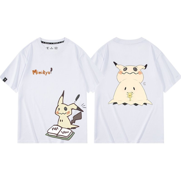 男女兼用 シンプル プリント 半袖 Tシャツ E-13405