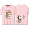 男女兼用 カジュアル ファッション 半袖 Tシャツ E-13422