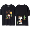 男女兼用 カジュアル ファッション 半袖 Tシャツ E-13422