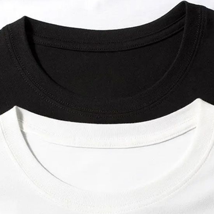 男女兼用 シンプル カジュアル 半袖 Tシャツ E-13425