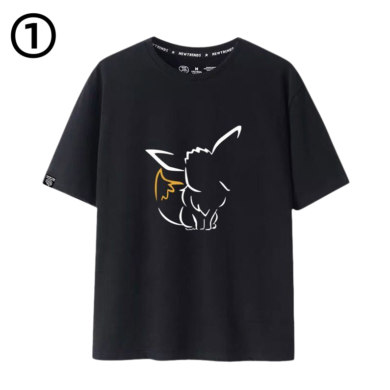男女兼用 かわいい カジュアル 半袖 Tシャツ E-13426