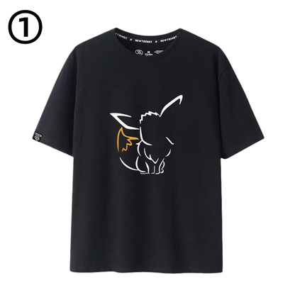 男女兼用 かわいい カジュアル 半袖 Tシャツ E-13426