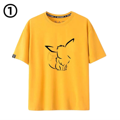 男女兼用 かわいい カジュアル 半袖 Tシャツ E-13426