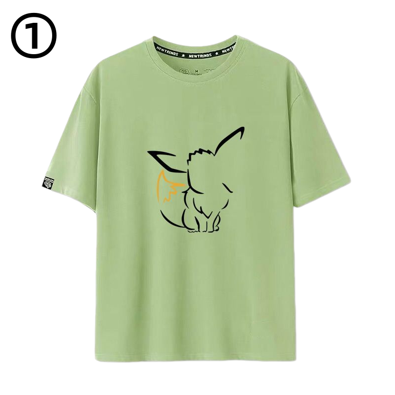 男女兼用 かわいい カジュアル 半袖 Tシャツ E-13426