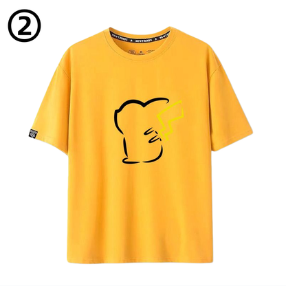 男女兼用 かわいい カジュアル 半袖 Tシャツ E-13426