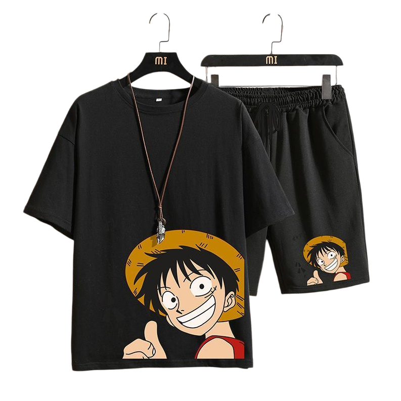 男女兼用 カジュアル Tシャツ & ショーツ セットアップ E-13429