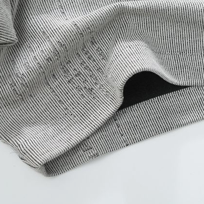 男女兼用 レイヤード Tシャツ & ショーツ セットアップ E-80086