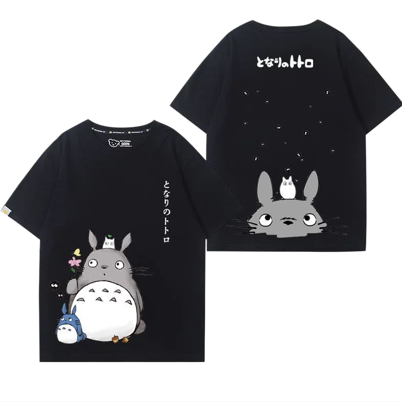 男女兼用 カジュアル プリント 半袖 Tシャツ E-13436