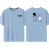 男女兼用 ファッショ プリント 半袖 Tシャツ E-13439