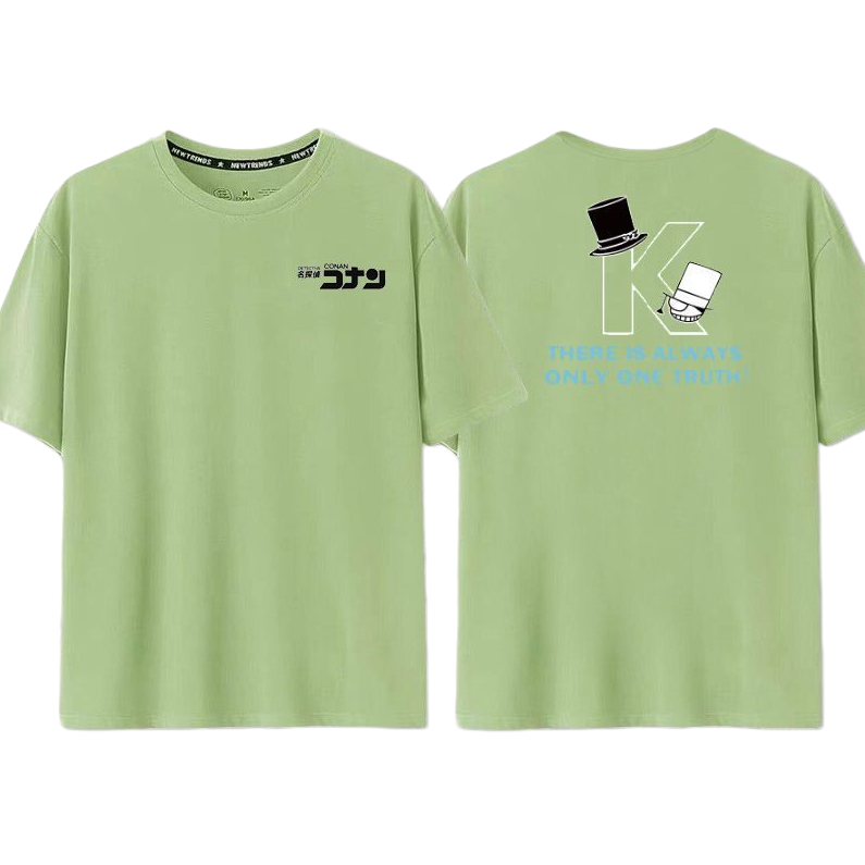 男女兼用 ファッショ プリント 半袖 Tシャツ E-13439