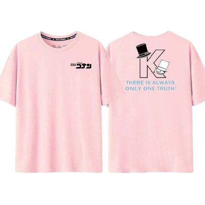 男女兼用 ファッショ プリント 半袖 Tシャツ E-13439