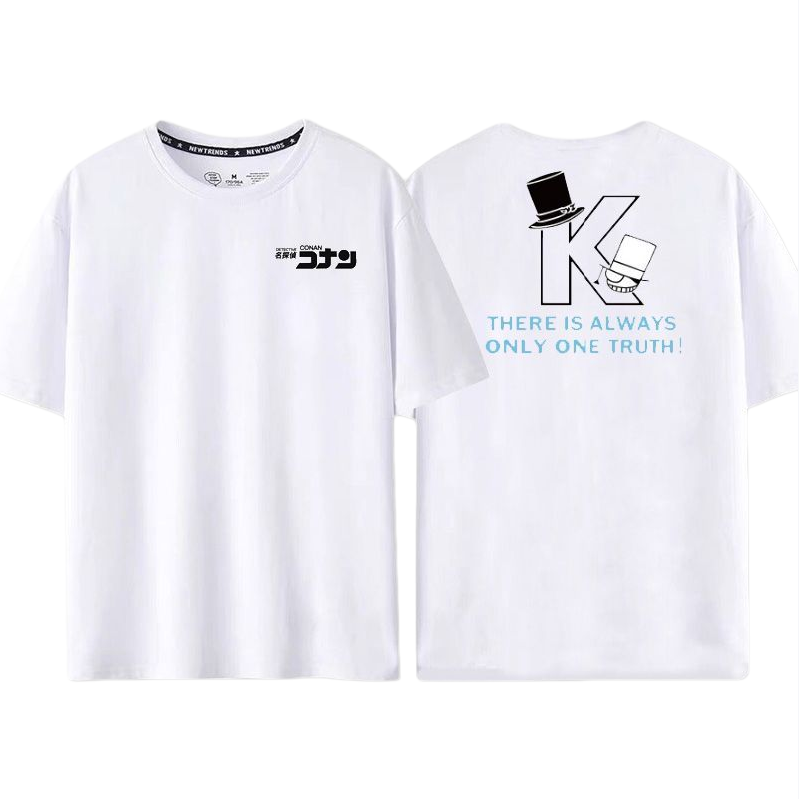 男女兼用 ファッショ プリント 半袖 Tシャツ E-13439