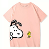 男女兼用 ファッショ プリント 半袖 Tシャツ E-13452