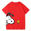 男女兼用 ファッショ プリント 半袖 Tシャツ E-13452