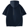 フード付き ファッショ 半袖 Tシャツ E-80093