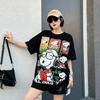 ファッショ プリント 半袖 Tシャツ E-13450
