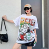 ファッショ プリント 半袖 Tシャツ E-13450