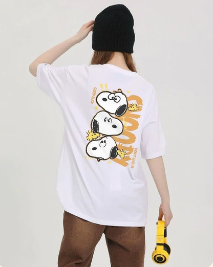 大人可愛い プリント ファッショ 半袖 Tシャツ E-13454