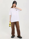 大人可愛い プリント ファッショ 半袖 Tシャツ E-13454