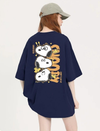 大人可愛い プリント ファッショ 半袖 Tシャツ E-13454