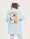 大人可愛い プリント ファッショ 半袖 Tシャツ E-13454