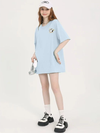 大人可愛い プリント ファッショ 半袖 Tシャツ E-13454