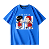 男女兼用 新作 プリント 肌触りよい Tシャツ E-13462