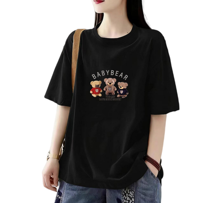 早い者勝ち プリント 肌触りよい Tシャツ E-80097