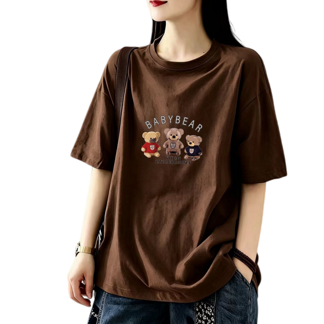 早い者勝ち プリント 肌触りよい Tシャツ E-80097