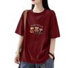 早い者勝ち プリント 肌触りよい Tシャツ E-80097