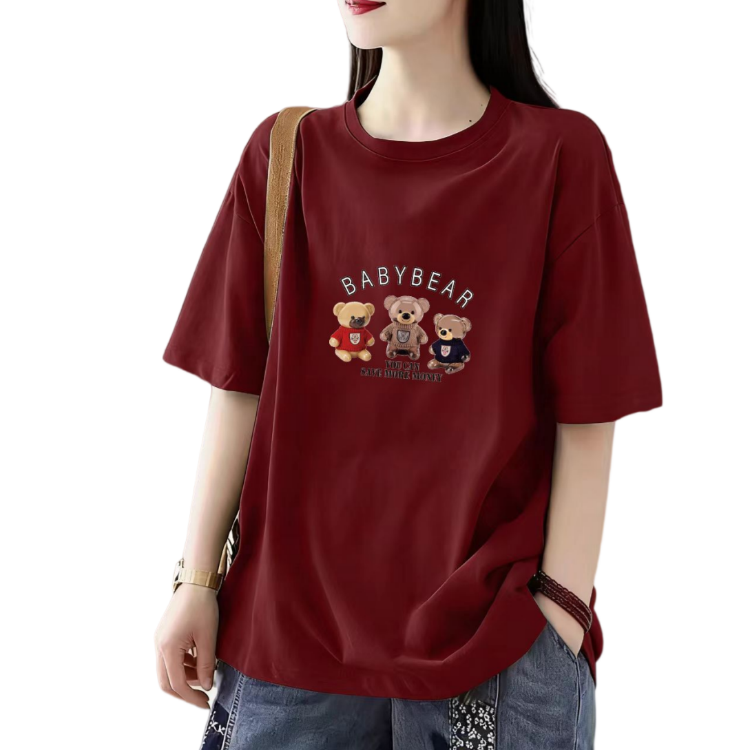 早い者勝ち プリント 肌触りよい Tシャツ E-80097