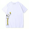 男女兼用 プリント ファッショ 半袖 Tシャツ E-13459
