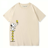 男女兼用 プリント ファッショ 半袖 Tシャツ E-13459
