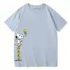 男女兼用 プリント ファッショ 半袖 Tシャツ E-13459