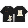 男女兼用 プリント 肌触りよい Tシャツ E-13405
