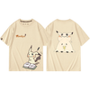 男女兼用 プリント 肌触りよい Tシャツ E-13405