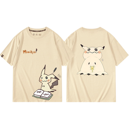 男女兼用 プリント 肌触りよい Tシャツ E-13405