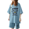 売れ筋 プリント Tシャツ & ショーツ セットアップ E-80100