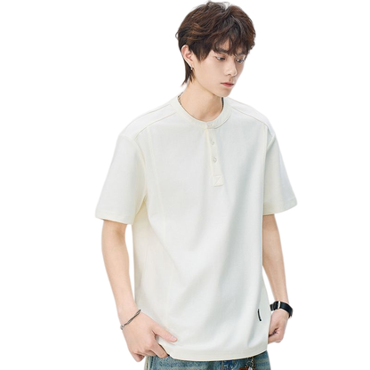 肌触りよい 高品質 シンプル Tシャツ E-80104
