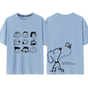 男女兼用 カジュアル プリント Tシャツ E-13464