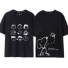 男女兼用 カジュアル プリント Tシャツ E-13464
