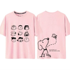 男女兼用 カジュアル プリント Tシャツ E-13464