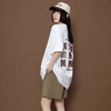 売れ筋 ゆったり Tシャツ & ショーツ セットアップ E-80109