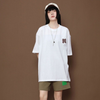 売れ筋 ゆったり Tシャツ & ショーツ セットアップ E-80109